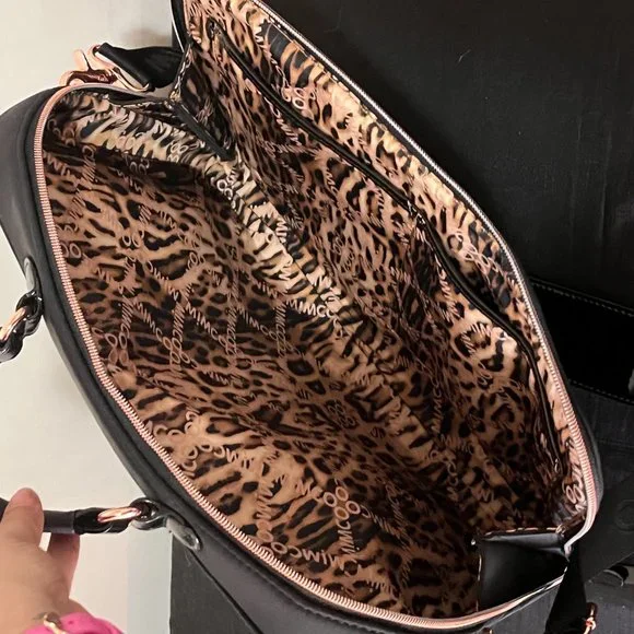 MIMCO SERENITY LAPTOP BAG | Black / Rose Gold - Picture 2 of 2